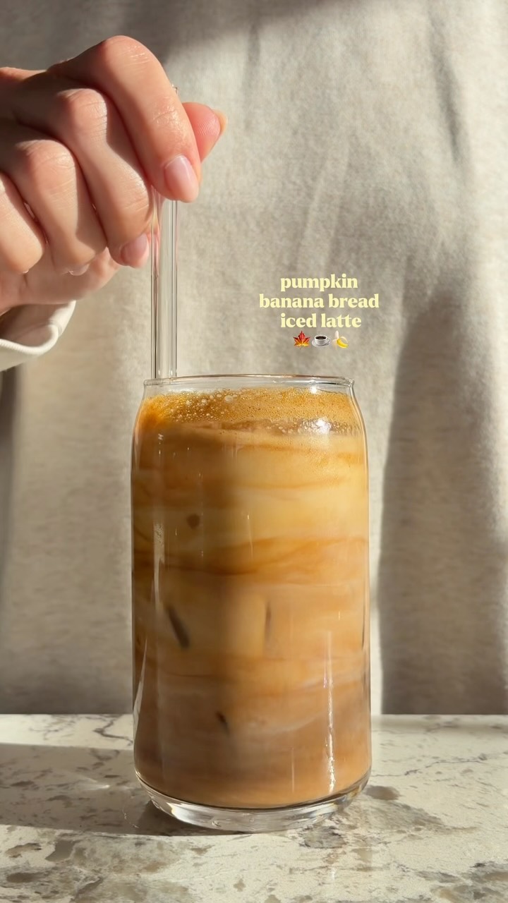 Editorial coffee and condensed milk drink on kitchen counter